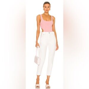 NWT MOUSSY VINTAGE White Viper Tapered High Rise Size 27